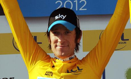 Il belga di passaporto inglese Bradley Wiggins del Team Sky ha vinto il Giro di Romandia
