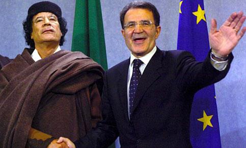 ANSA del 2 dicembre 1999 è chiaro: “Italia-Libia: Gheddafi, rapporti migliori con Ulivo al governo”...