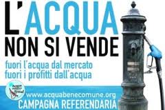 Il comune ripubblicizza l’acqua, in seguito ai risultati del referendum di qualche mese fa: l’Arin S.p.A diventa A.B.C., Acqua Bene Comune
