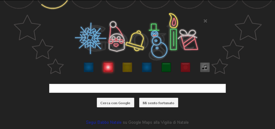 Buone Feste, Google celebra il Natale con un doodle interattivo sulle note di Jingle Bells
