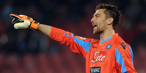 Morgan De Sanctis, portiere del Napoli, ha parlato attraverso il sito ufficiale della società partenopea
