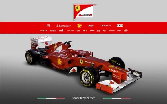 E' stata presentata via internet la F2012, nuova monoposto Ferrari di Formula Uno
