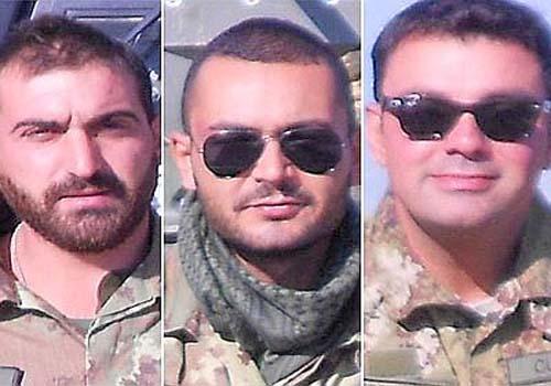 Tre militari italiani sono morti in un incidente stradale in Afghanistan
