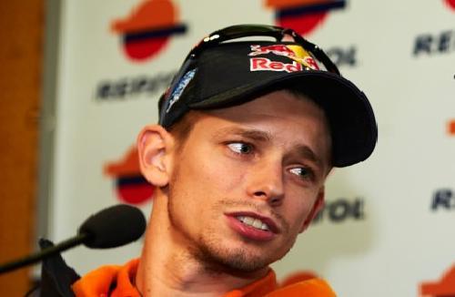 Casey Stoner ha vinto il Gran Premio di Spagna, seconda prova del motomondiale, classe MotoGp
