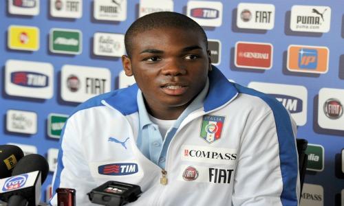 Angelo Ogbonna, difensore del Torino, ha parlato dal ritiro della Nazionale italiana, a Coverciano
