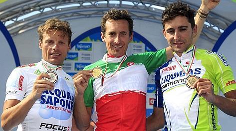 Per un anno, la maglia di Campione d’Italia di ciclismo sarà sulle spalle di Franco Pellizotti, tornato alle gare il 16 maggio dopo due anni di squalifica
