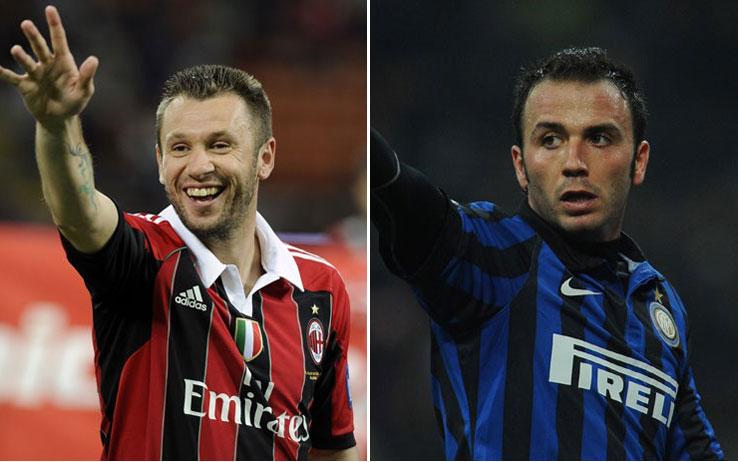 Il sito del Milan ufficializza la cessione di Antonio Cassano all'Inter e l'acquisto di Giampaolo Pazzini dal club nerazzurro
