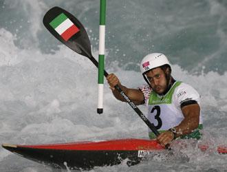 Daniele Molmenti ha vinto la medaglia d'oro nella canoa K1 slalom ai Giochi Olimpici di Londra 2012
