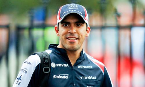 Pastor Maldonado è stato penalizzato per aver ostacolato la Force India di Nico Hulkenberg nel corso della Q1 delle qualifiche del Gran Premio del Belgio

