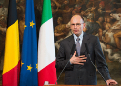 Enrico Letta. Foto di governo