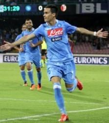 Callejon ancora una marcatura nella sua prima stagione a Napoli
