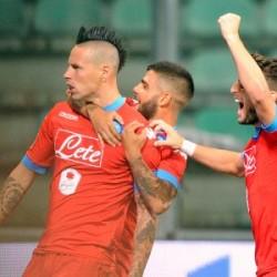 Hamsik e Insigne entrambi a rete contro la Samp 