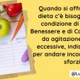 Consigli utili per una dieta efficace Continuità Uno dei problemi che si presentano nel seguire una dieta sta nel momento in cui, persi i chili “più facili”, si stenta a perdere il […]